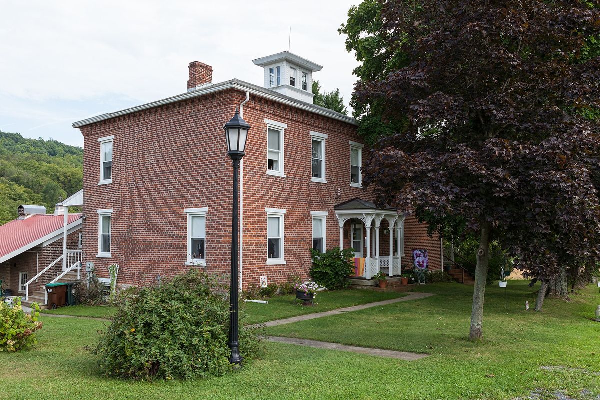 The house at Robb Farm in Walker Township.